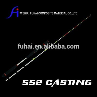 2 Tips Fiberglass Casting Fishing Rod