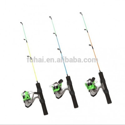 colorful fiber glass ice fishing rod, china fishing rod